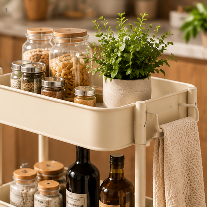 3-Tier Rolling Storage Cart